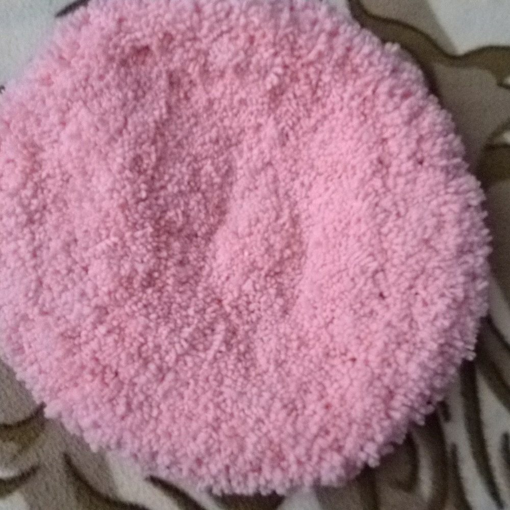 Pink soft warm hat for girls